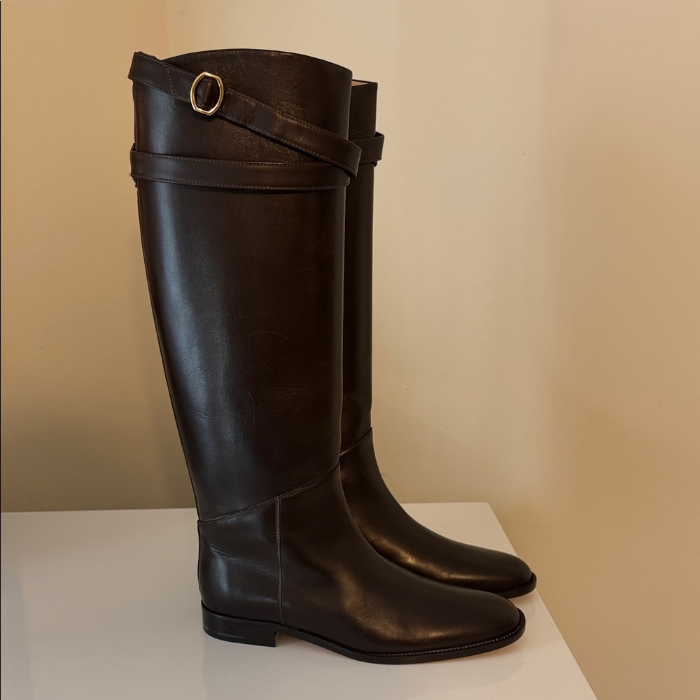 Banana Republic Cheval Leather Riding Boot Women (Size 9)